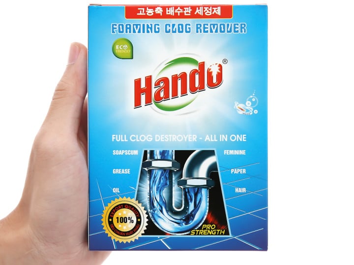Thông cống nhà tắm với bột thông cống