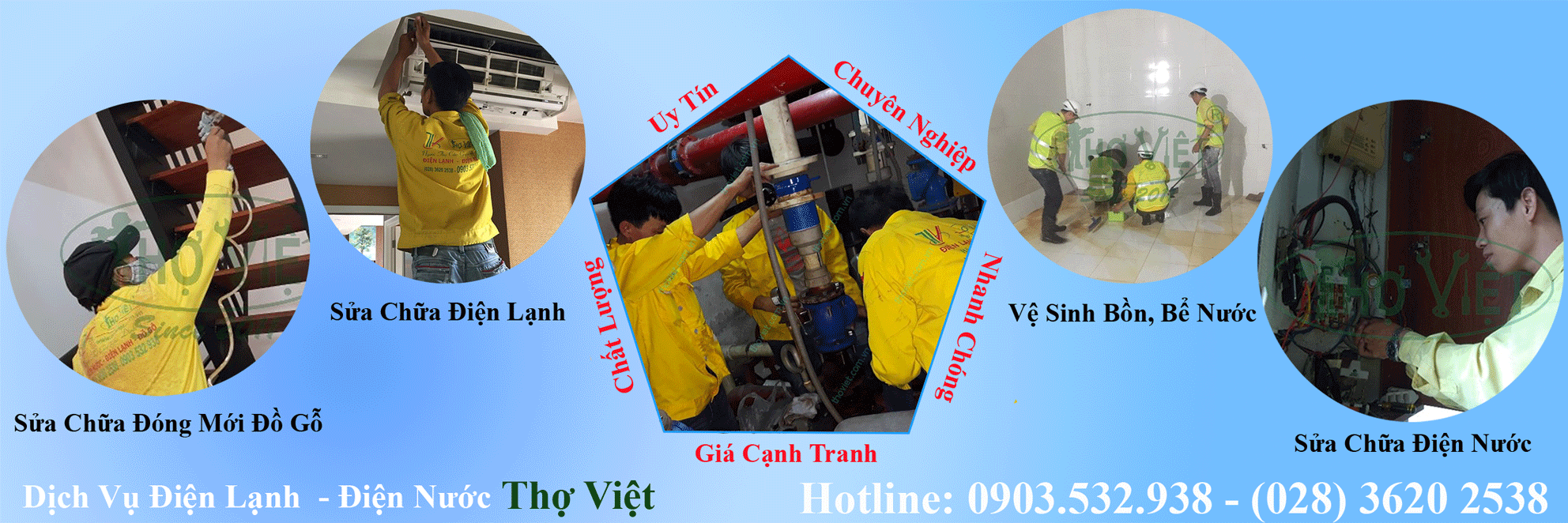 Dịch vụ vệ sinh máy lạnh Thợ Việt